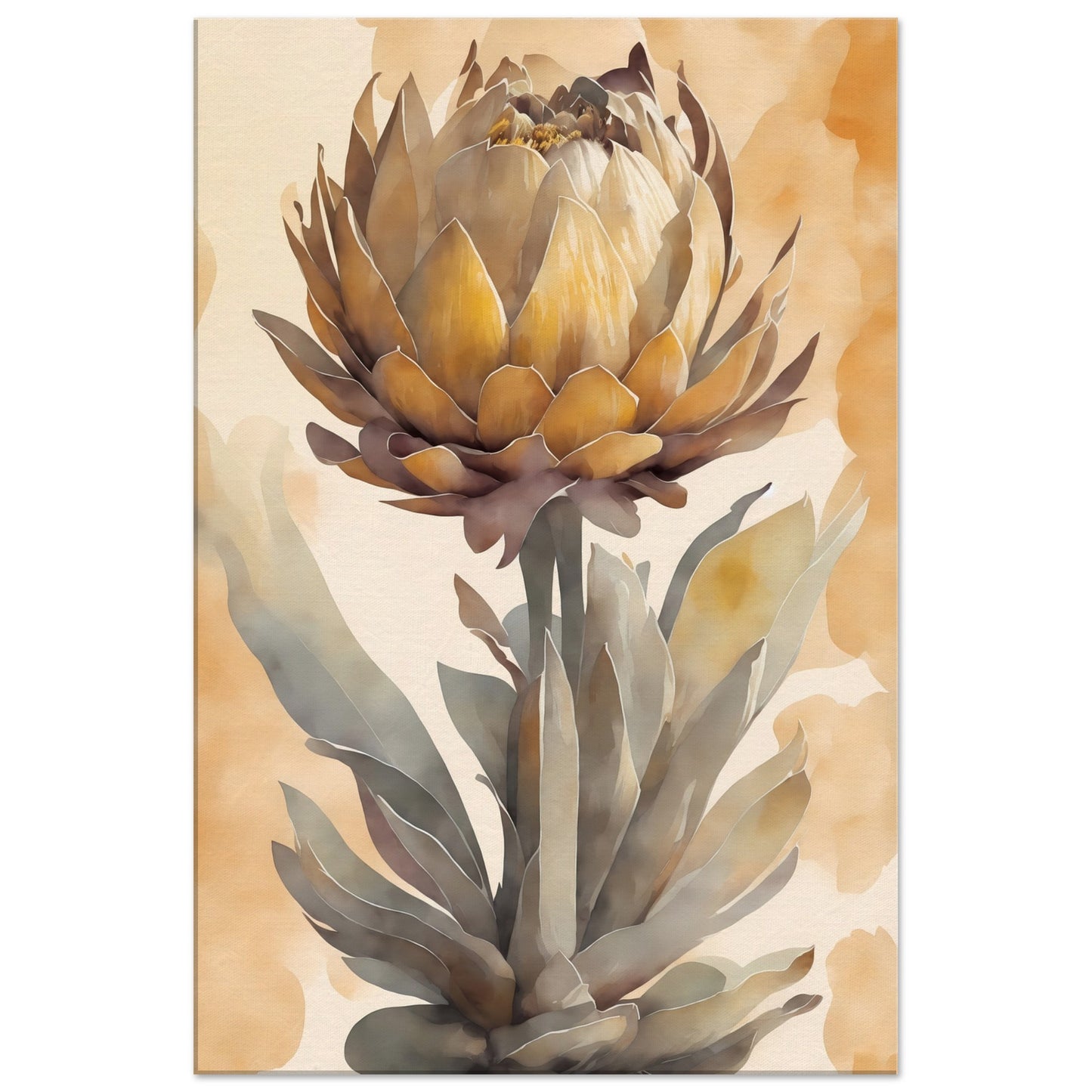 Artichoke Melody Canvas Wall Art Print