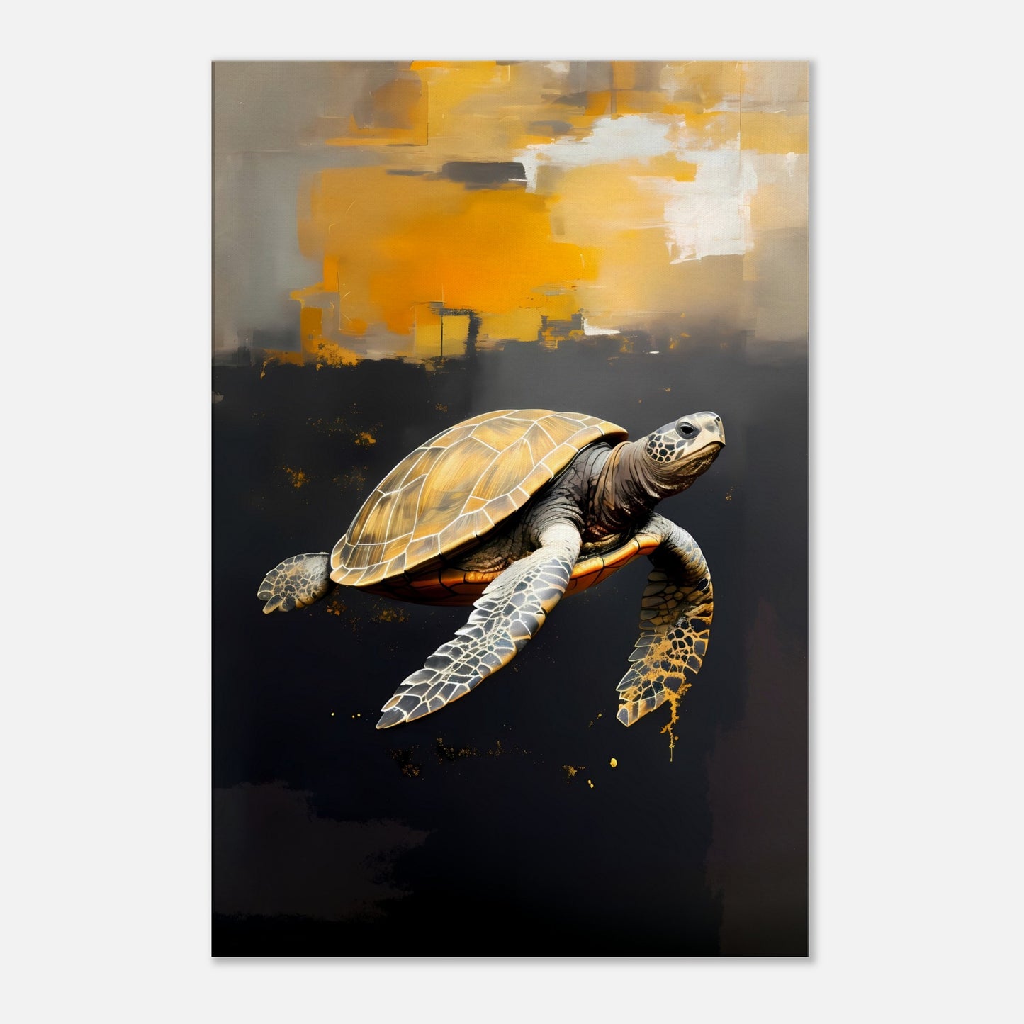 Sea Turtle Canvas Wall Art Print