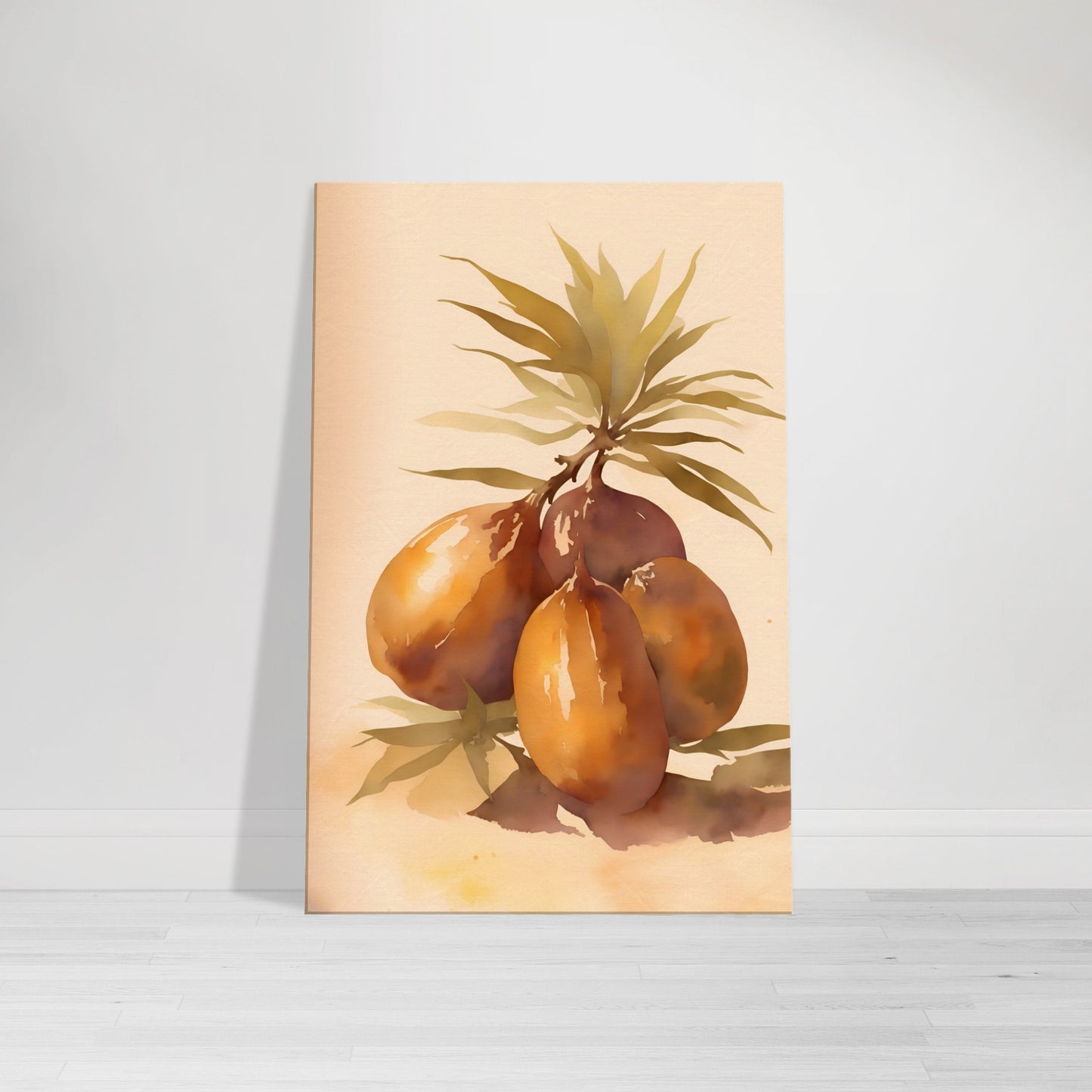 Dates Canvas Wall Art Print