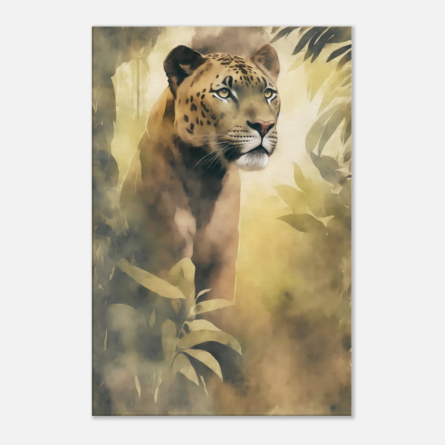 Panther Jungle Cat Canvas Wall Art Print