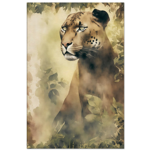 Big Cat Panther Canvas Wall Art Print