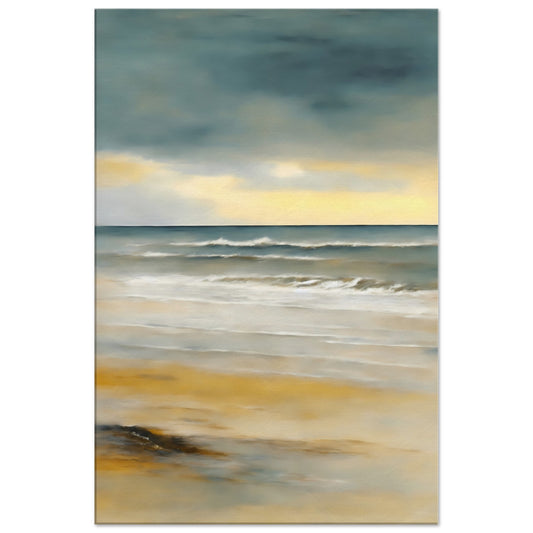 Coastal Beach Canvas Wall Art Print