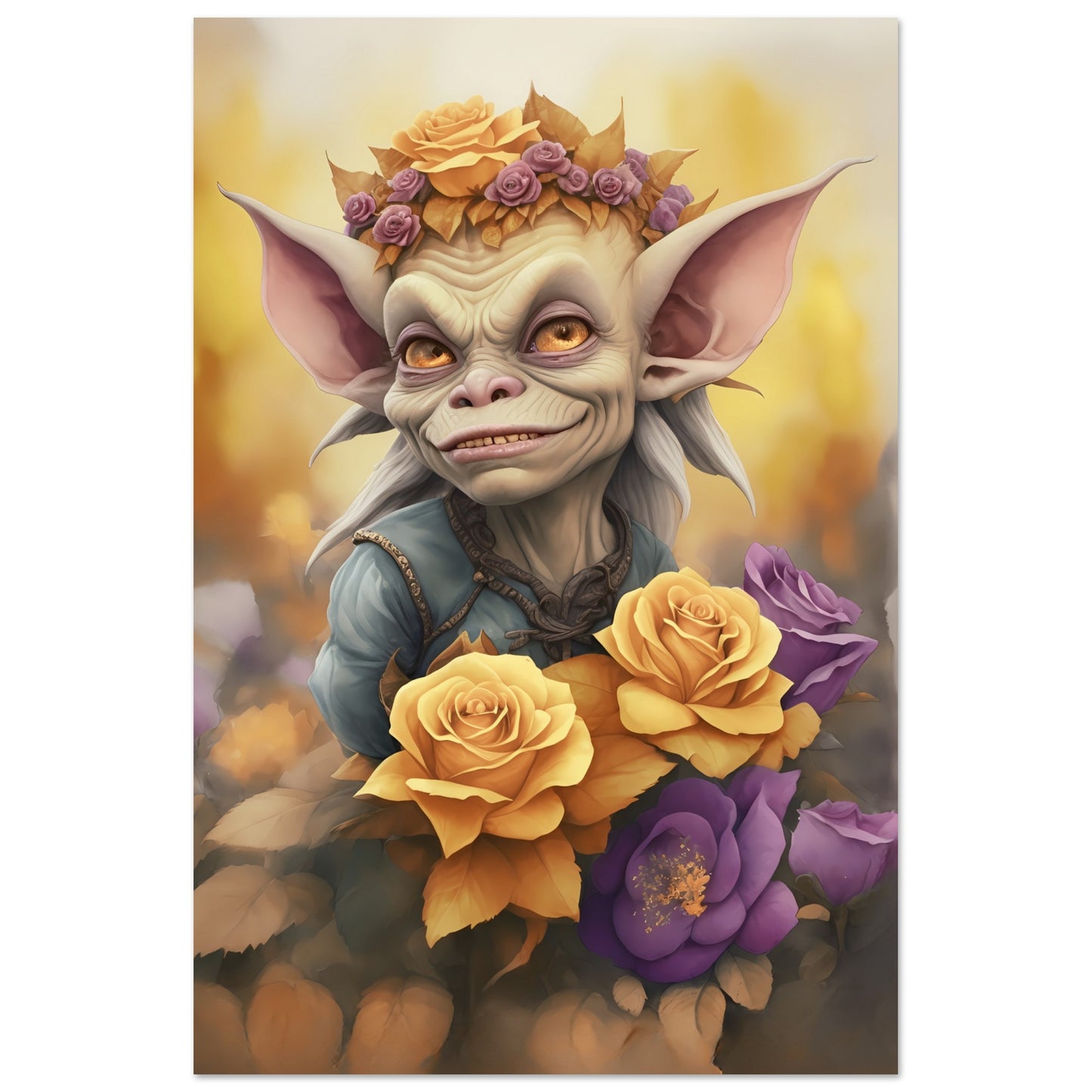 Mae the Florist Goblin Wall Art Poster Print