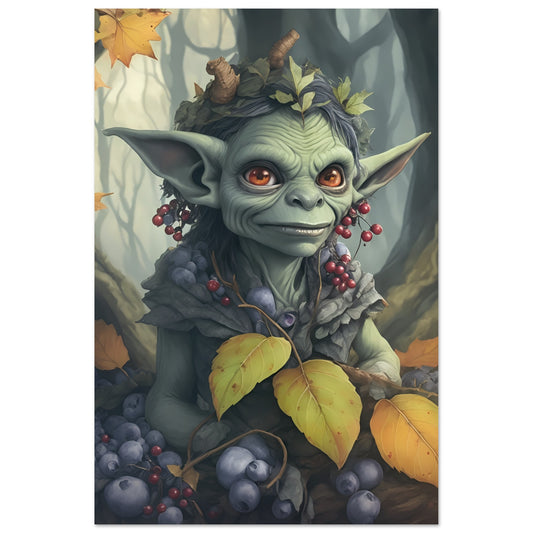 Berry Goblin Wall Art Poster Print