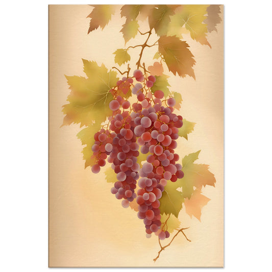 Grape Vine Canvas Wall Art Print