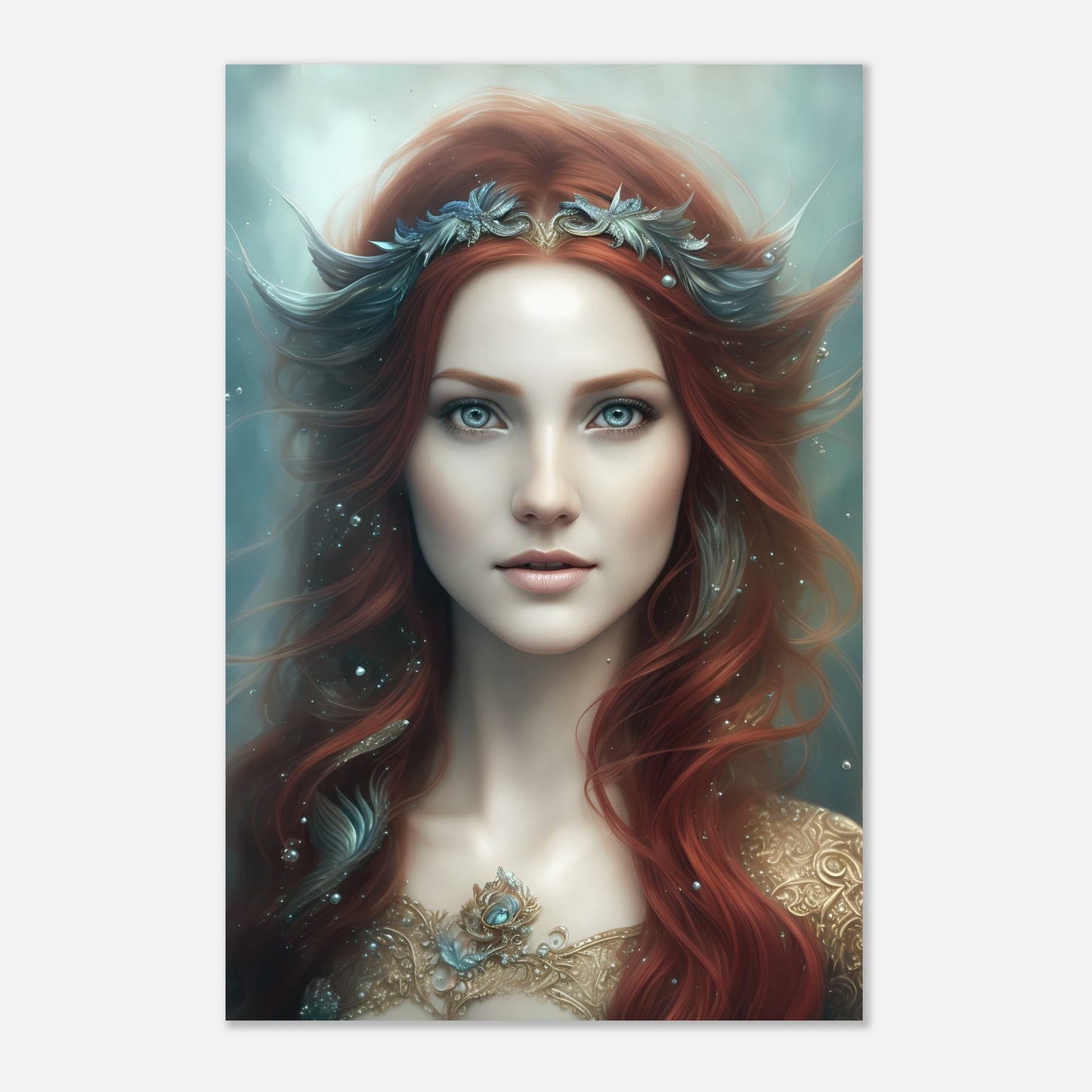 Sea of the North Mermaid Wall Art Poster Print