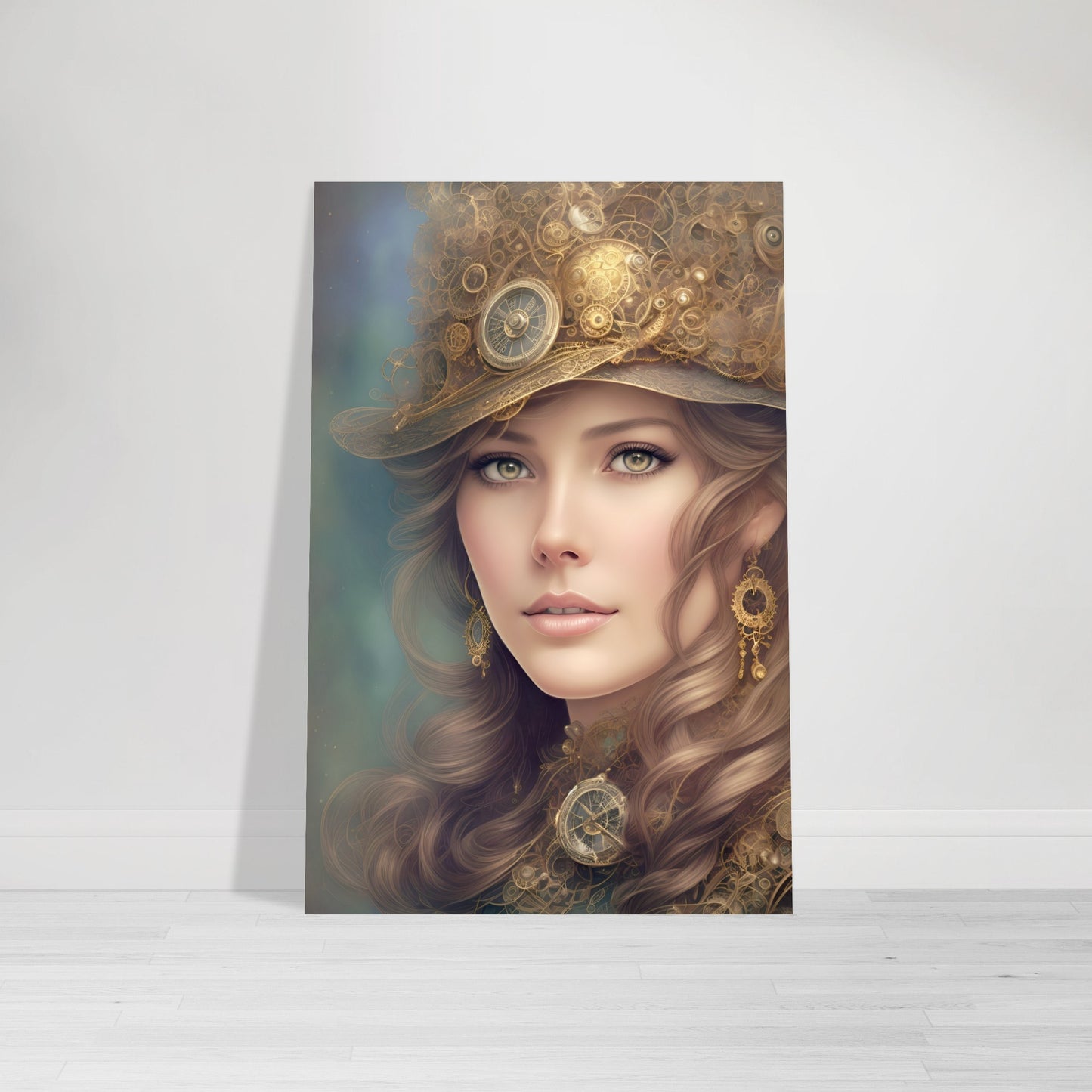 Milliner Lady Steampunk Poster Print