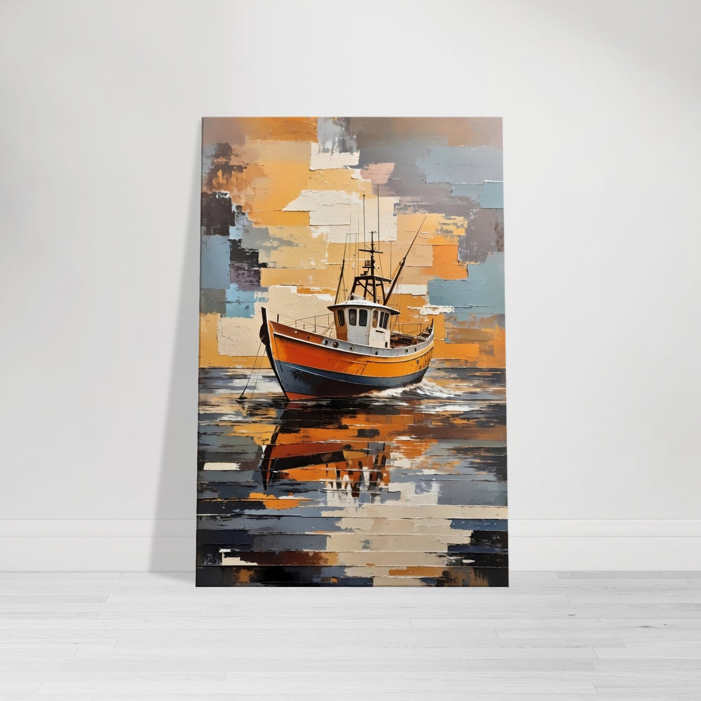 Fishing Boat Canvas Wall Art Print