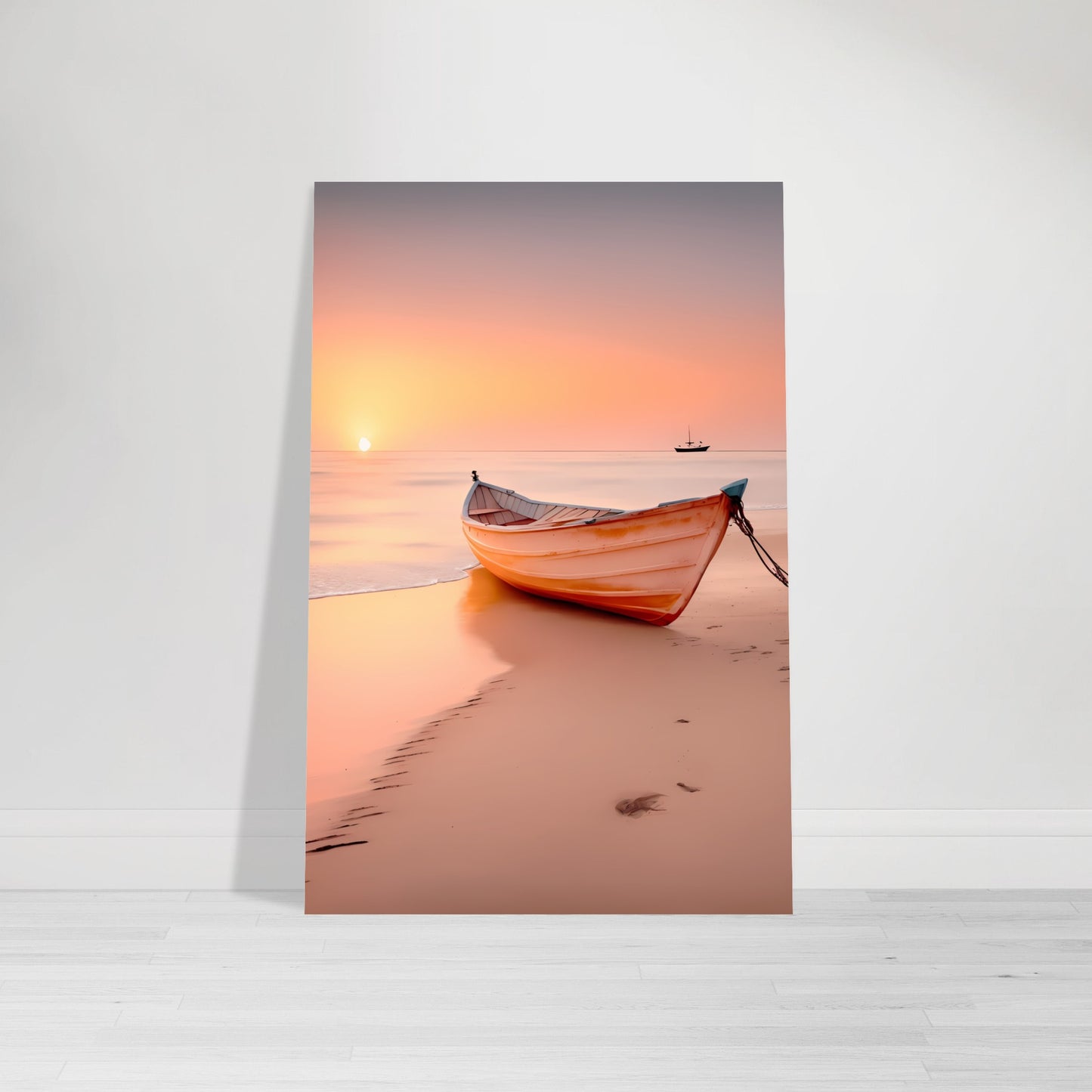 Taxi At The Beach Wall Art Poster Print