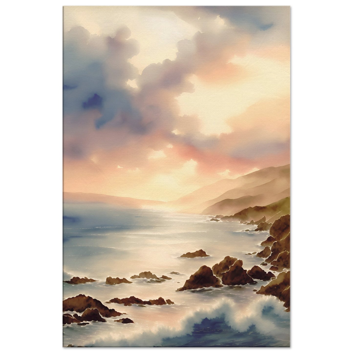 Big Sur Canvas Wall Art Print