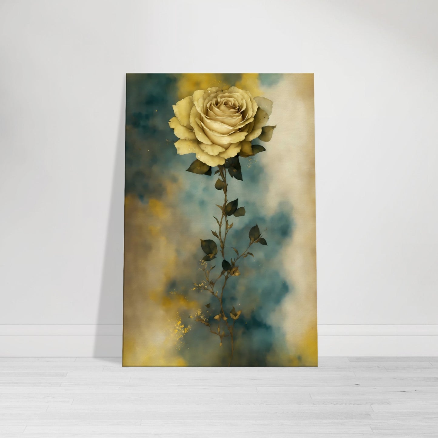 Rose Of Yellow Canvas Wall Art Print