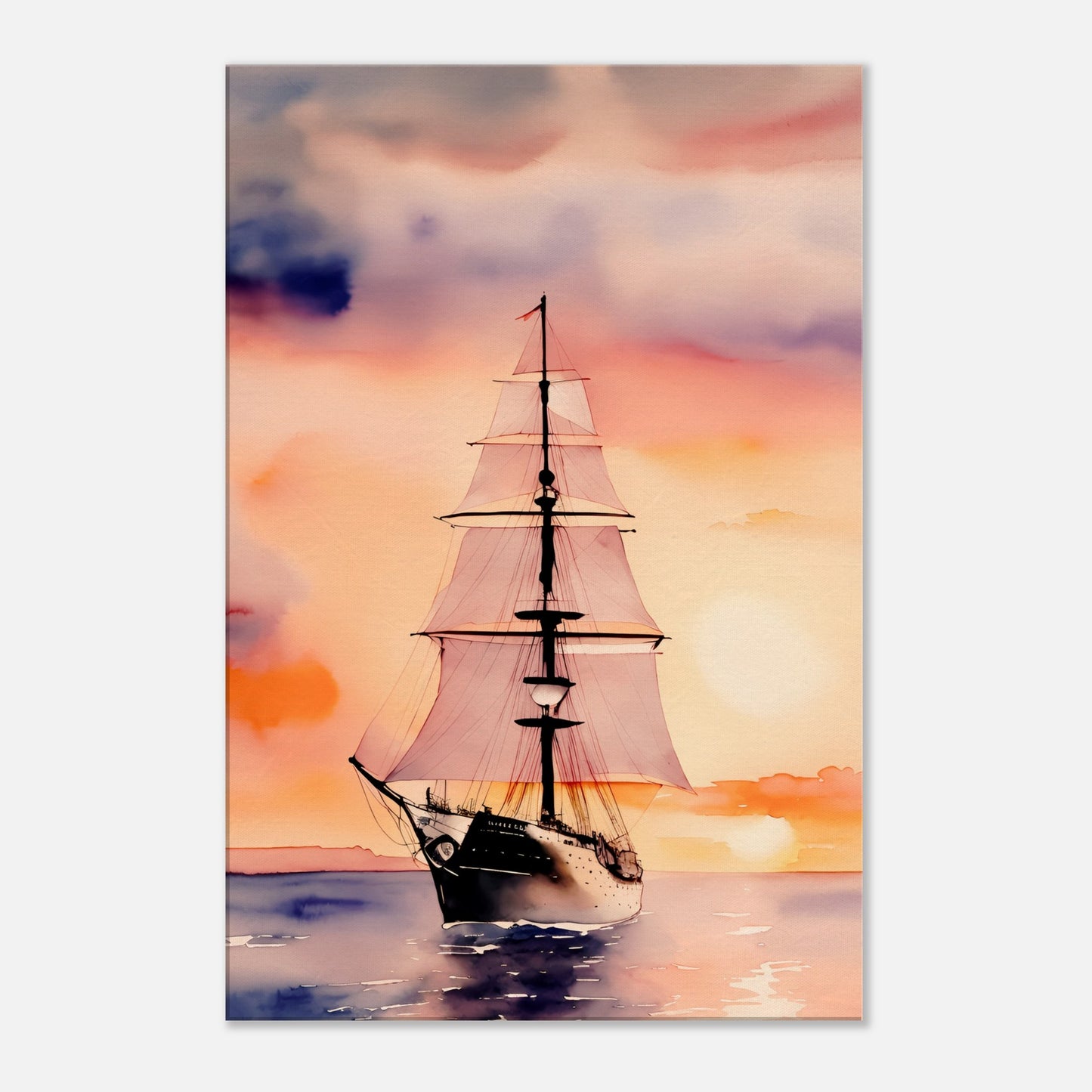 Sailing Ship Canvas Wall Art Print